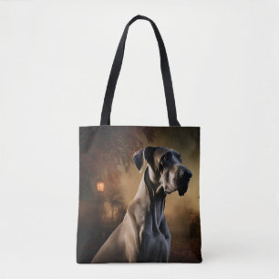 Großer Däne Halloween Gruselig Tasche
