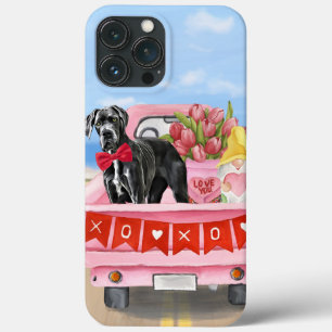 Großer Däne Hund Valentinstag LKW Case-Mate iPhone Hülle