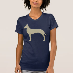 Großer Däne-HundeSilhouette T-Shirt