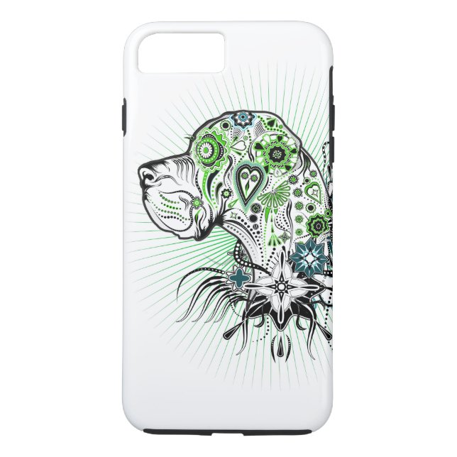 Großer Däne Illustration Case-Mate iPhone Hülle (Rückseite)