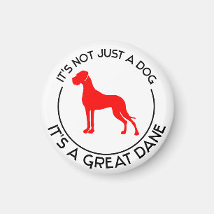 Großer Däne Illustration Magnet