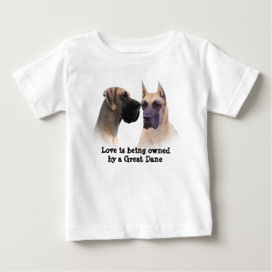 Großer Däne-König des Hundekleinkind-UnisexT - Baby T-shirt