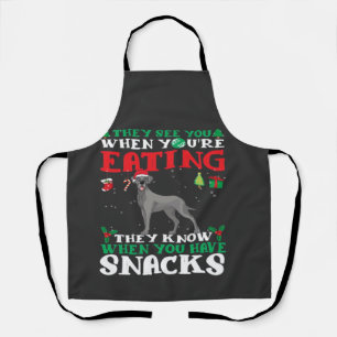 Großer Däne Weihnachts-Spaß Classic T-Shirt Schürze