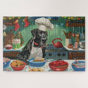 Großer Däne Weihnachtsbacken: Festliches Weihnacht