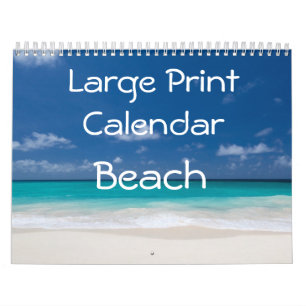 Großer Druckkalender - Strand Kalender