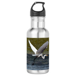 Großer Egret Edelstahlflasche