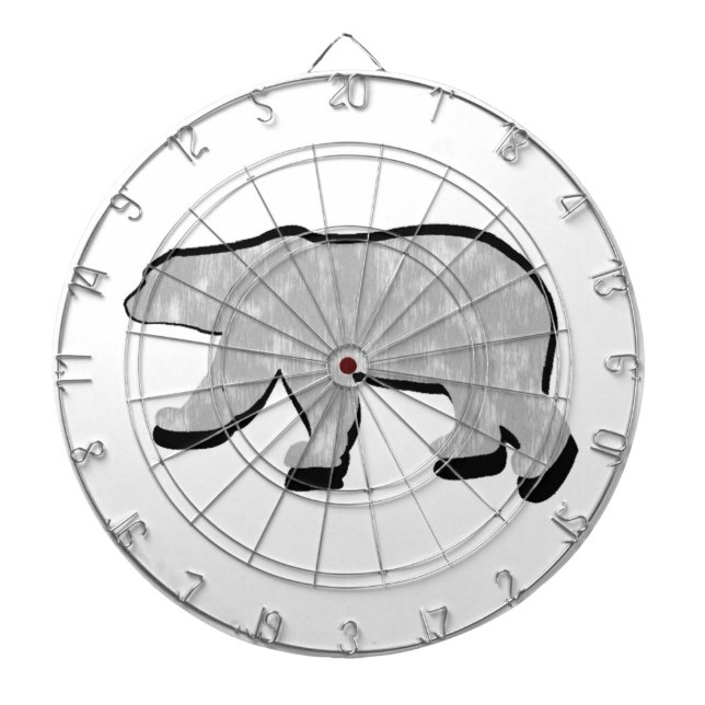 GROSSER EISBÄR DARTSCHEIBE (vorne)