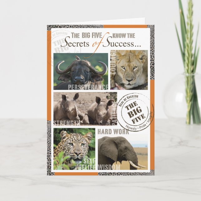 Großer Erfolg fünf Karte (Vorderseite)