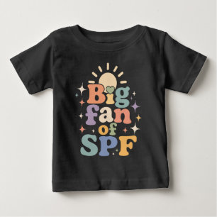 Großer Fan von SPF Sommer-Sonnenschutz Baby T-shirt