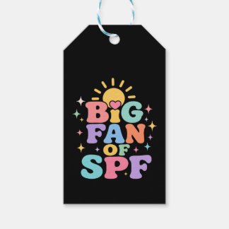 Großer Fan von SPF Sommer-Sonnenschutz Geschenkanhänger