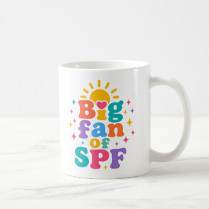 Großer Fan von SPF Sommer-Sonnenschutz Kaffeetasse