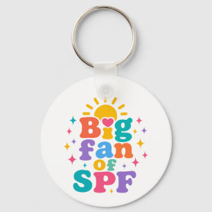Großer Fan von SPF Sommer-Sonnenschutz Schlüsselanhänger