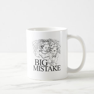 Großer Fehler Kaffeetasse