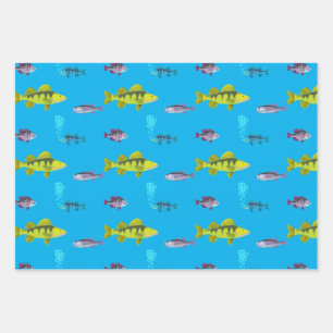 Großer Fisch, Kleiner Fisch Geschenkpapier Set