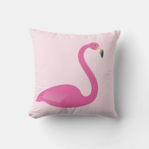 Großer Flamingo erröten an rosa Kissen im Freien Für Draußen