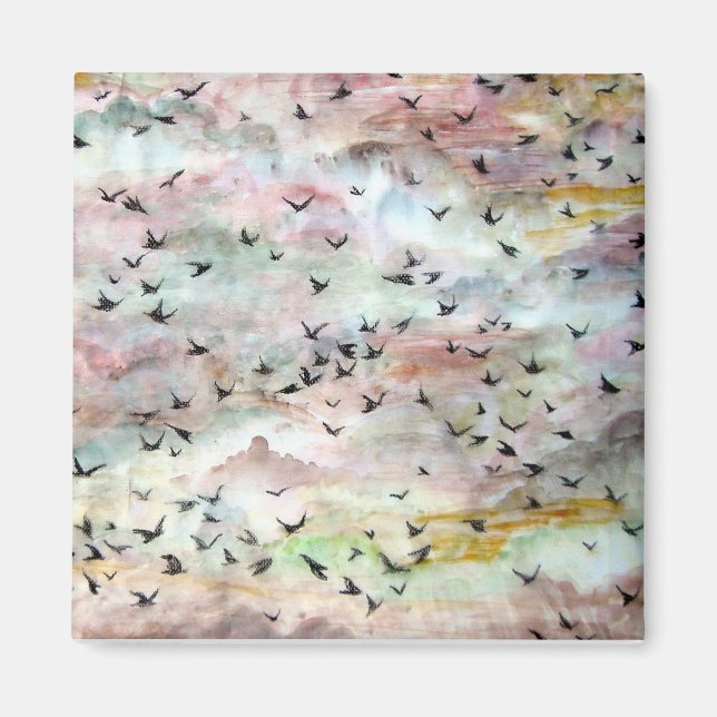 Großer Flock-Magnet Magnet (Vorne)