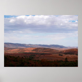 Grosser Freiraum im australischen Outback Poster