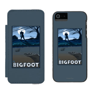 Großer Fuß, der durch Golfplatz geht Incipio Watson™ iPhone 5 Geldbörsen Hülle
