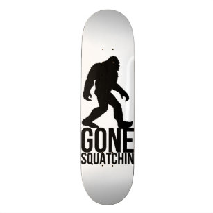 Großer Fuß gegangenes squatchin Skateboard