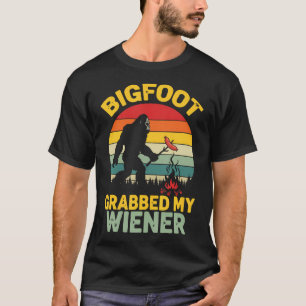 Großer Fuß hat meinen Wiener gepackt Lustiger Sasq T-Shirt