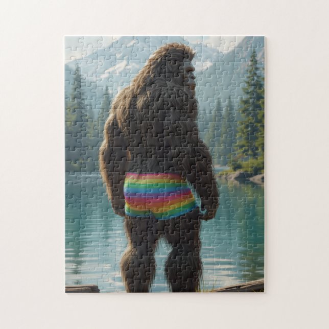 großer Fuß LGBTQ (Vertikal)