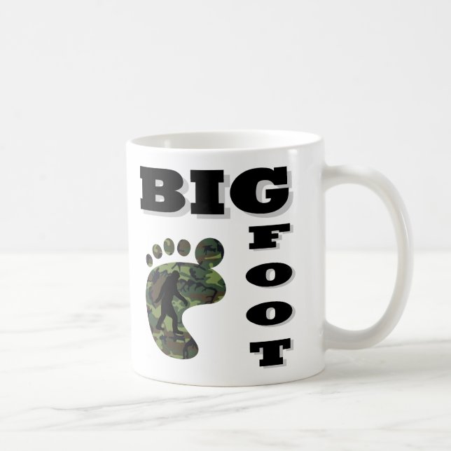 Großer Fuß mit Fußlogo Kaffeetasse (Rechts)
