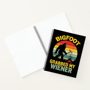 Großer Fuß packte mein Wiener Lustiges Sasquatch Notizbuch