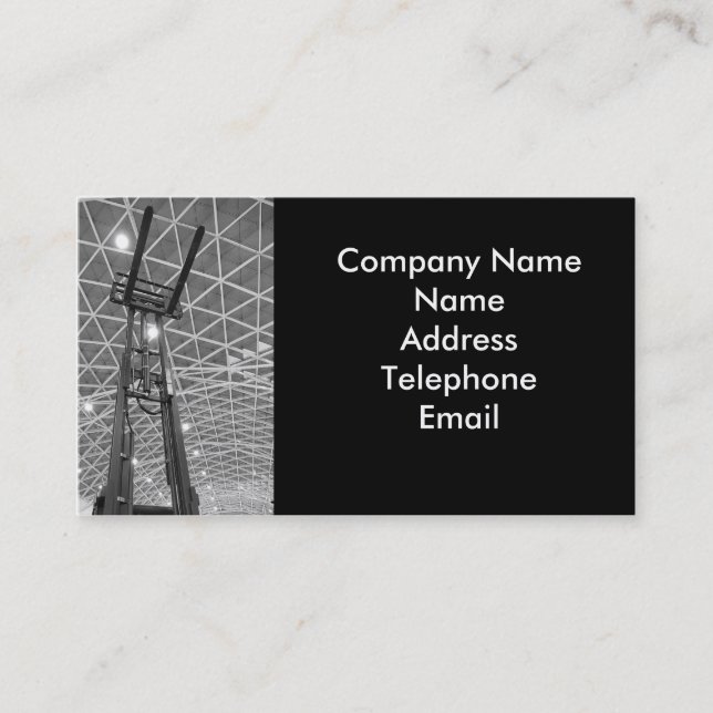 Großer Gabelstapler Visitenkarte (Vorderseite)