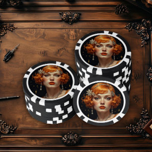Großer Gatsby Glamour Pokerchips