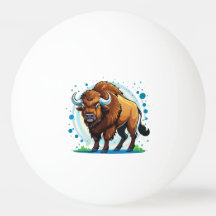 großer gehörnter Bison