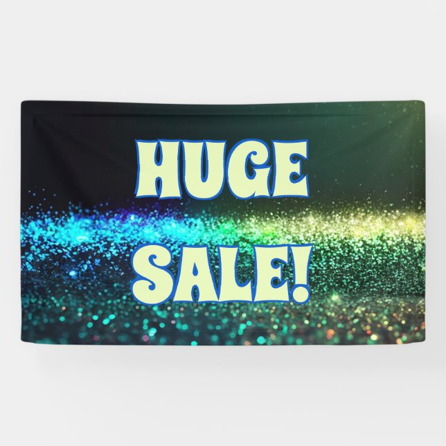 Großer Glitzer-Banner Banner (Horizontal)