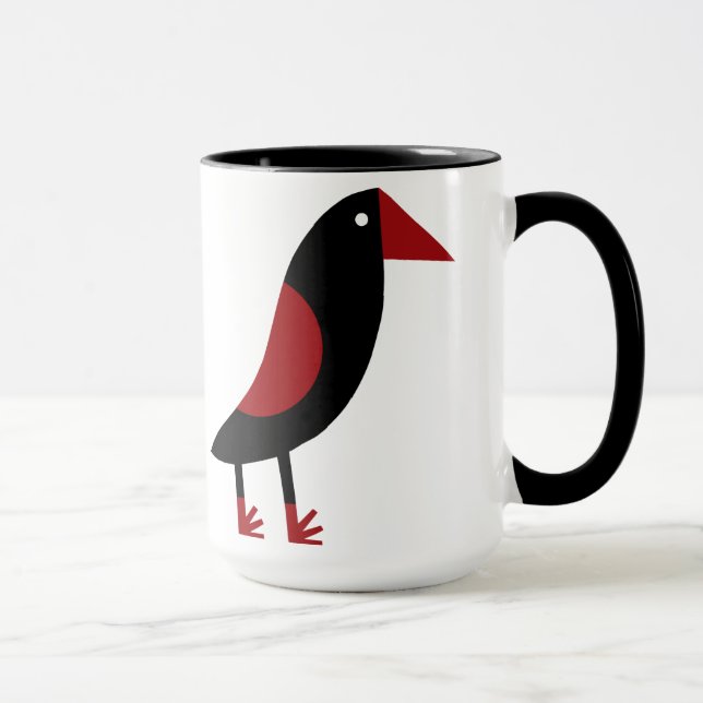 Großer glücklicher Vogel Tasse (Rechts)