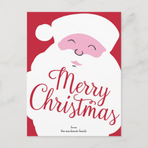 Großer glücklicher Weihnachtsmann - Frohe Weihnach Feiertagspostkarte