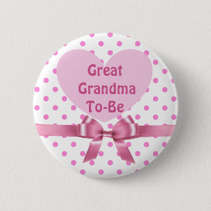 Großer Großmutter-Babyparty-Knopf Button