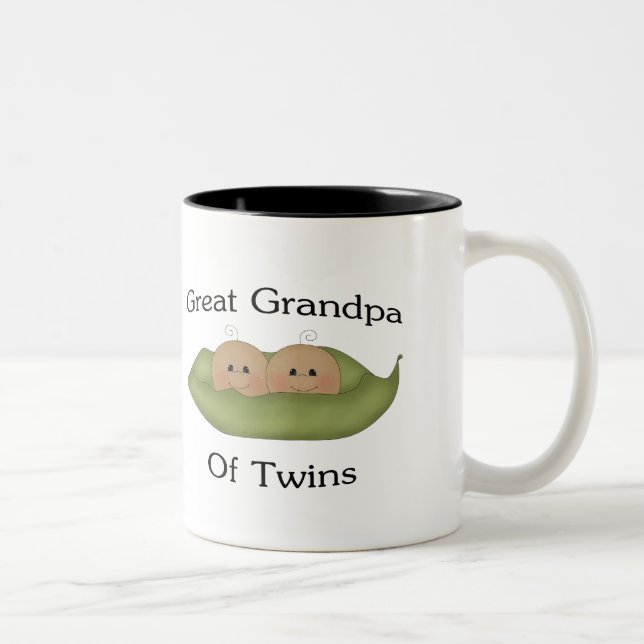 Großer Großvater der Zwillinge Zweifarbige Tasse (Rechts)