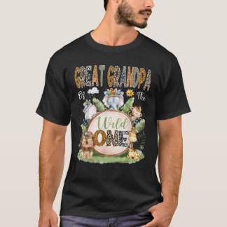 Großer Großvater des Wildtier-ein-Safari-Stammes T-Shirt