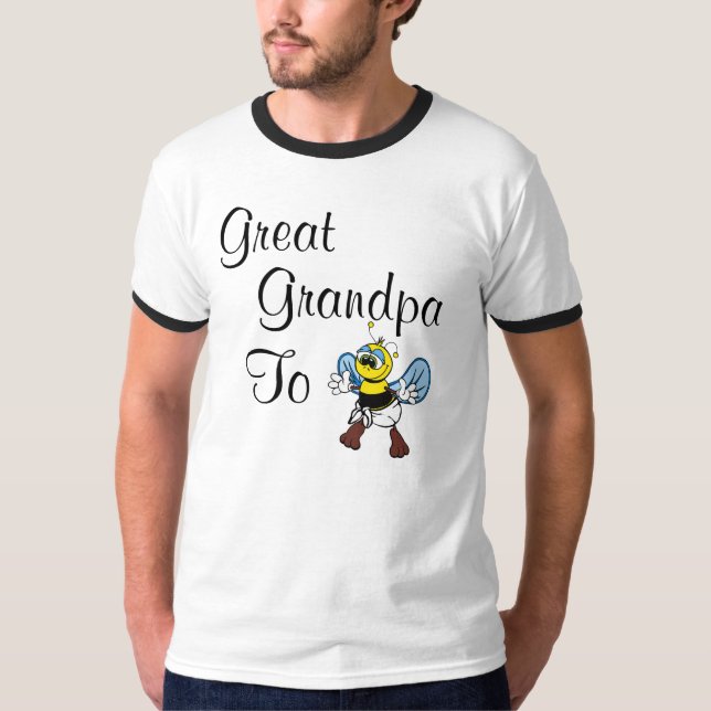 Großer Großvater zum zu sein T-Shirt (Vorderseite)