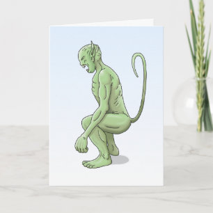 Großer grüner Kobold Karte
