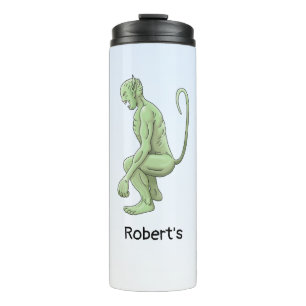 Großer grüner Kobold-Thermalbecher Thermosbecher