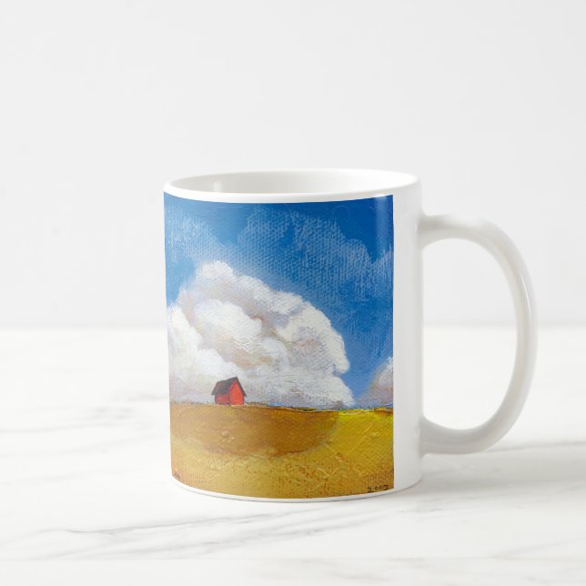 Großer Himmel bewölkt Kaffeetasse (Rechts)