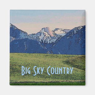 Großer Himmel-Land-Magnet Magnet