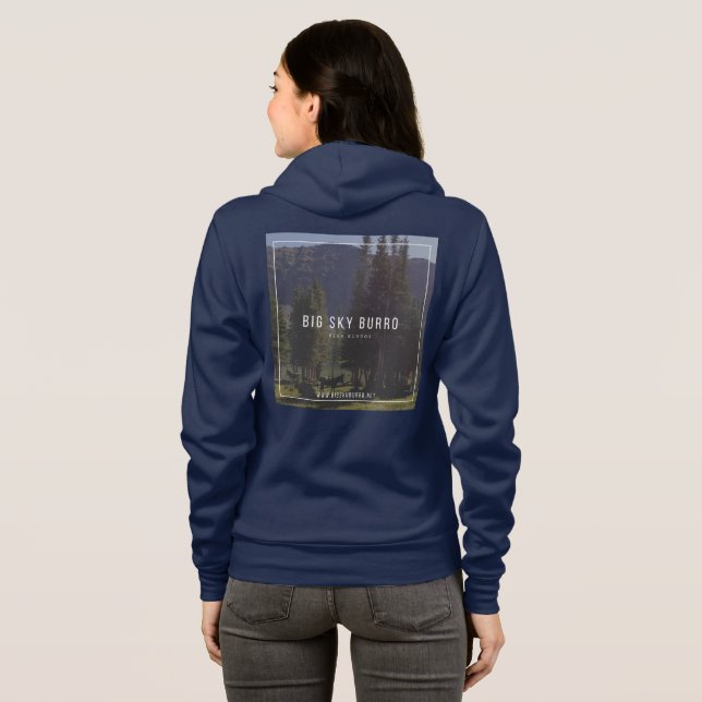 Großer Himmelsburgersee Hoodie (Schwarz voll)
