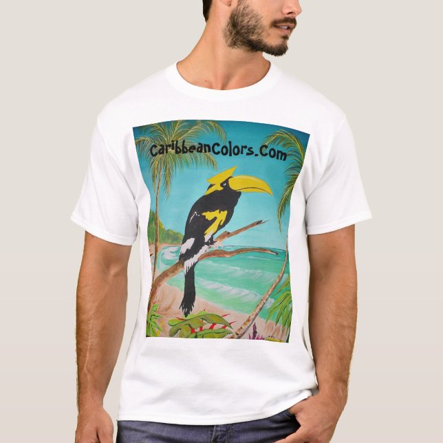 Großer Hornbill T-Shirt (Vorderseite)