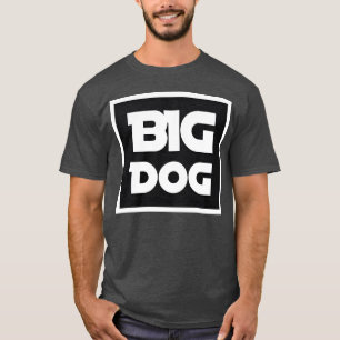 Großer Hund Retro-Junge T-Shirt