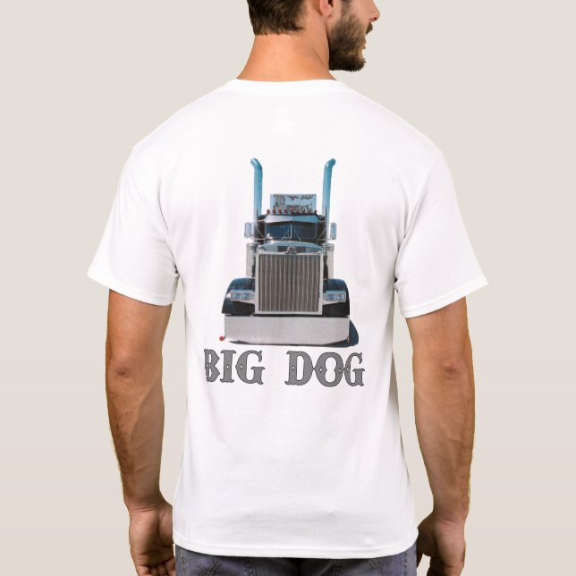 Großer Hund T-Shirt (Rückseite)