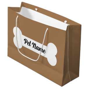 Großer Hundeknochen-Geschenksack für neuen Haustie Große Geschenktüte