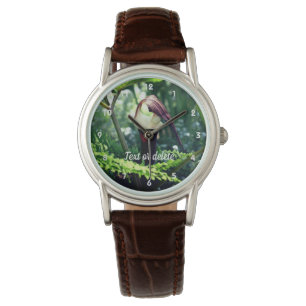 Grosser Jack in der Pulpit-Blume Personalisiert Armbanduhr