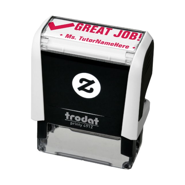 "GROSSER JOB!" Briefmarke aus Gummi Permastempel (Produkt)