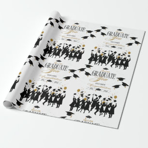 Großer Job, Graduate! Zeit zum Feiern des Party Geschenkpapier