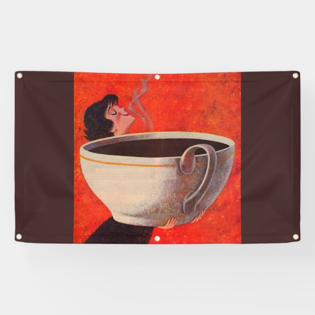 großer Kaffeetrinker Banner (Horizontal)